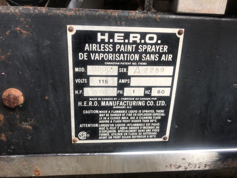 Hero Airless Paint Sprayer #1150GS