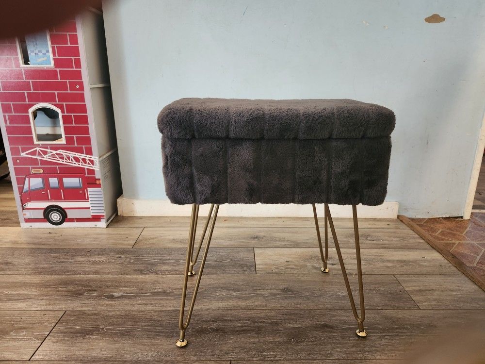 Vanity Stool With Storage