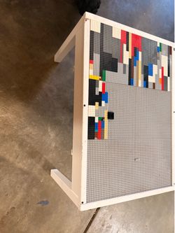 Lego table and a TON of legos!