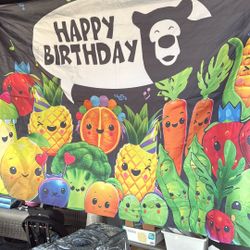Hey Bear Birthday Banner 