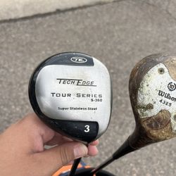 Golf Clubs And Bag 