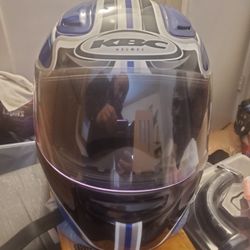 Motorcycle Helmet Gently Used Size Lrg 
