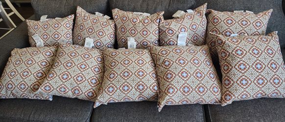 Outdoor Decor Throw Pillows. $10 EACH.