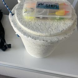 Bait Bucket And Bait Hooks And More 