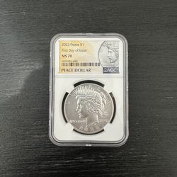 2023 Peace Dollar MS 70