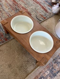 Pet Food and Water Bowl