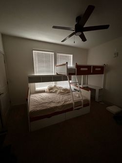 Full size bunkbeds with mattresses