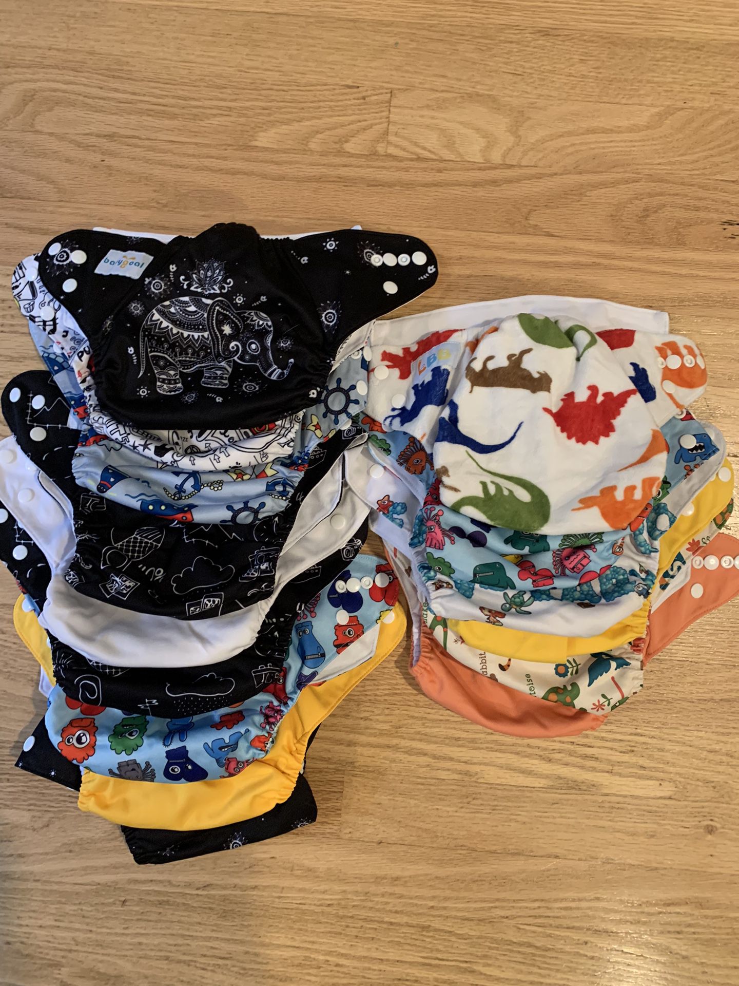 Babygoal & LBB Cloth Diapers - No Liners 