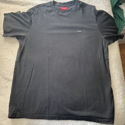 Black Supreme Small Logo Tee 