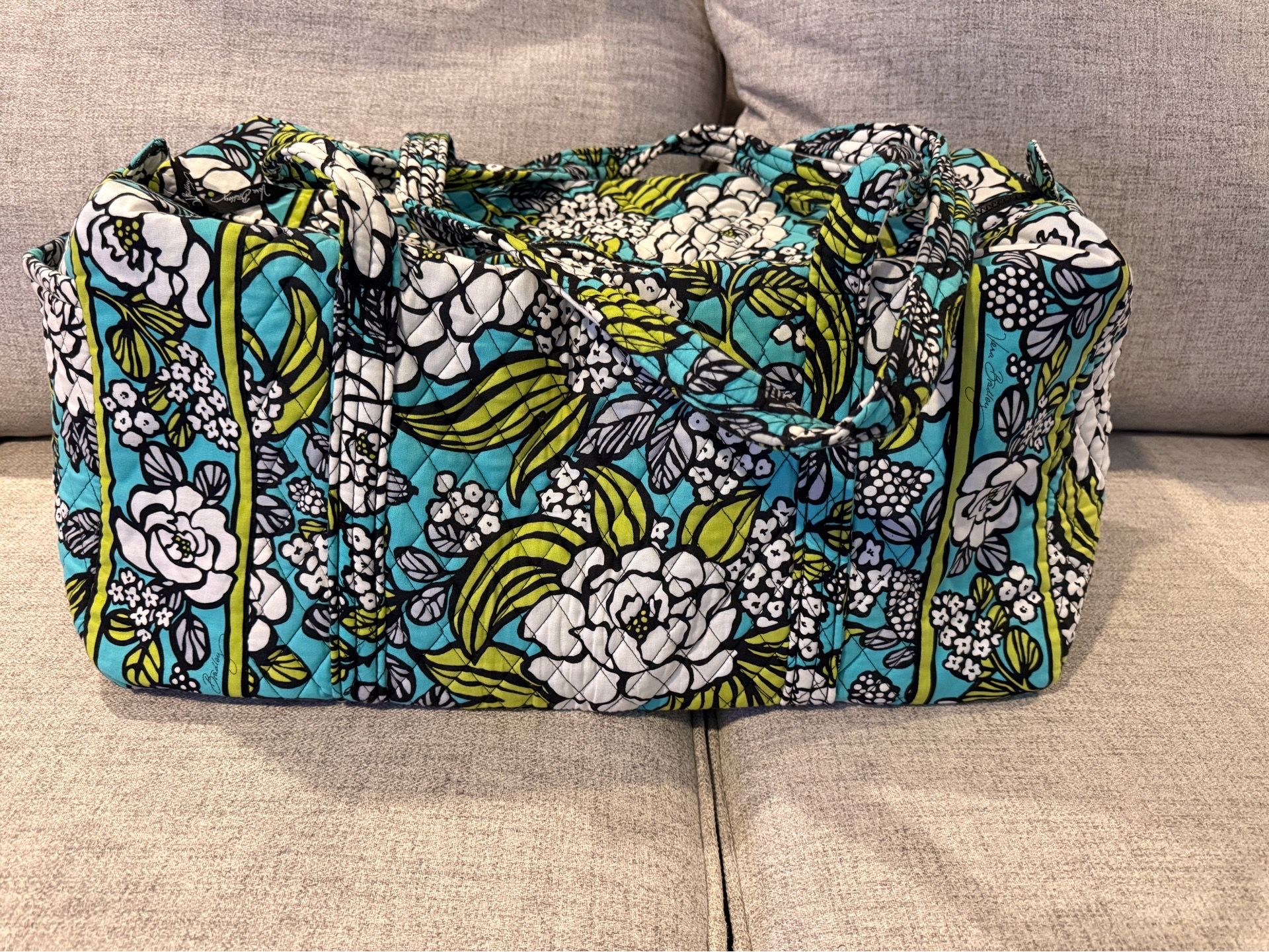 Vera Bradley weekender duffel bag in Island Blooms