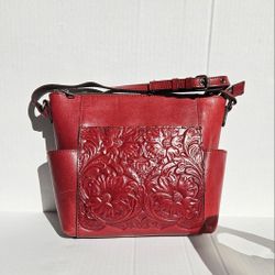 PATRICIA NASH TOOLED PURSE