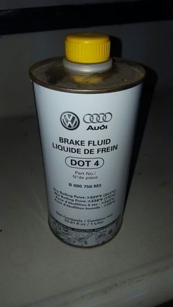 Audi VW brake fluid DOT 4