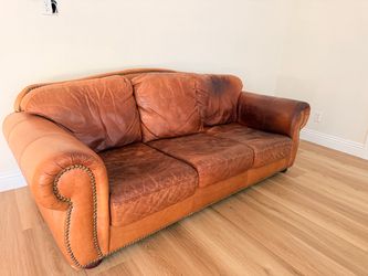 MOVING SALE‼️Leather Couch Set