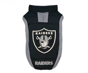 Raiders Dog Puffer Vest