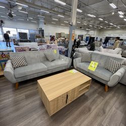 NEW 2PC SOFA AND LOVESEAT SET