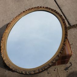 Huge Hanging Vintage Mirror 