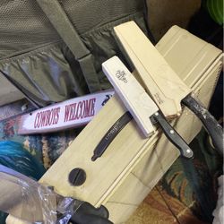 3 Separate Set Of Knives 2 Sets Has Sharpener 