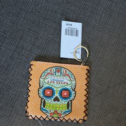 Las Vegas Sugar skull Coin Purse