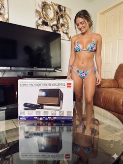 RCA 1080p Smart Home Theater Projector - Built-in Roku & Bluetooth