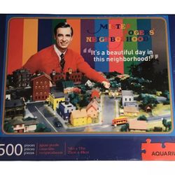 Mister Rogers Neighborhood 500 Piece Jigsaw Puzzle (14” X 19”)