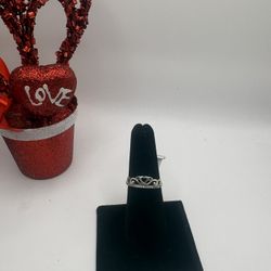 Heart Sterling Ring 