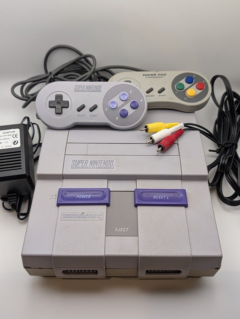 Super Nintendo SNES Console 