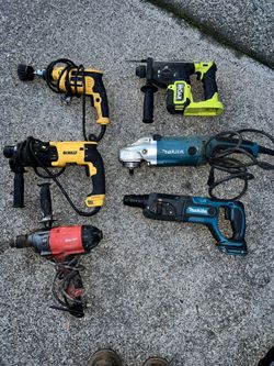 Drills Dewalt Makita Ryobi