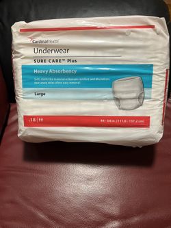 Adult Pampers - Underwear Large & Medium