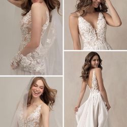 Lace Appliquéd Wedding Dress 