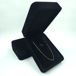 1mm Cable 14K Chain