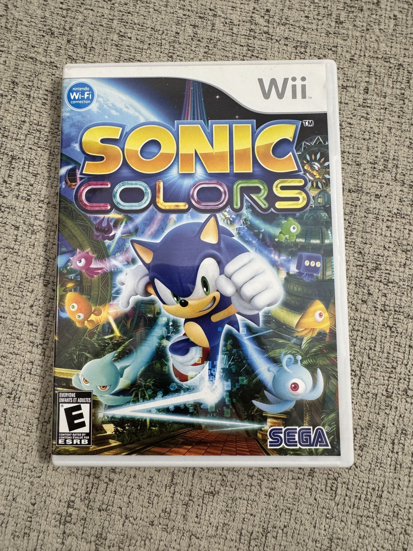 Sonic Colors (Nintendo Wii, 2010) CIB
