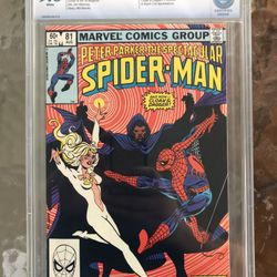 Spectacular Spider-Man #81 (1983) CBCS 9.8 — White Pages; Cloak & Dagger; CGC 