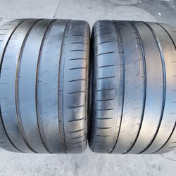 2 USED TIRES MICHELIN PS4S 305/30/20