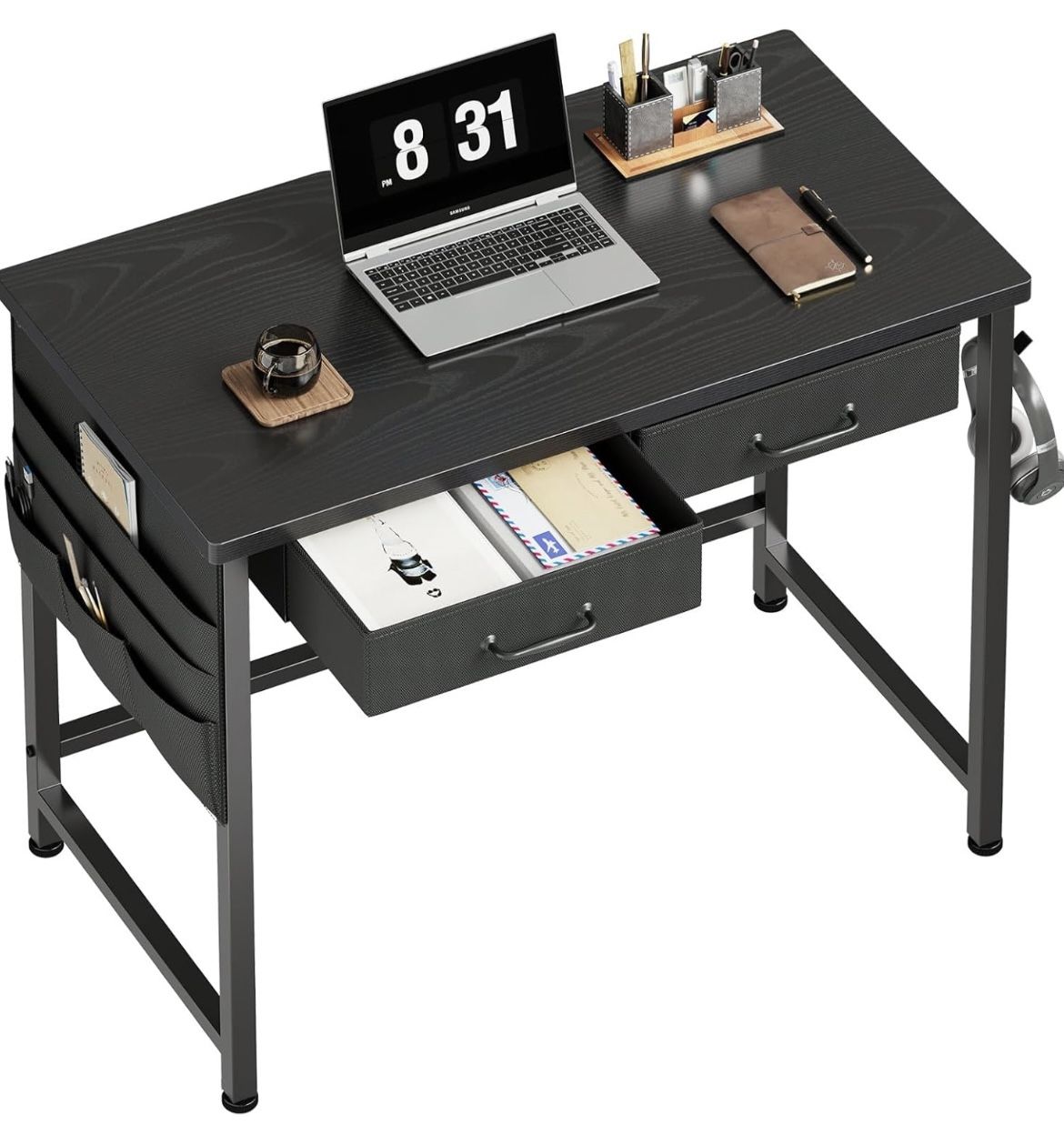 Maihail Small Desk with Drawers, 31.5 inch For Sale $29.00 50%+ OFF Retail $59.99 NEW IN BOX