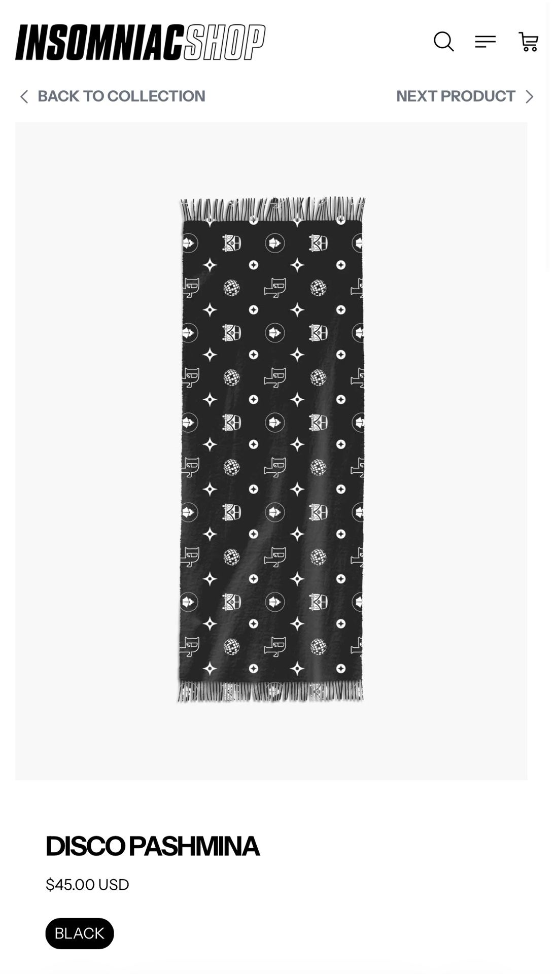 Day Trip Disco Pashmina