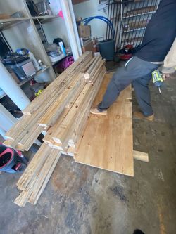 Large Lot of Used Lumber & Plywood – 2x4s / Boards – $400 OBO