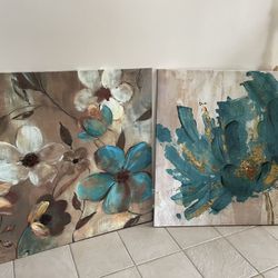Canvas Wall Art Frames From Kirkland ($50Each) ($90Both)