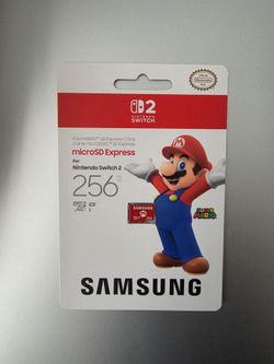 Samsung 256GB microSD Express Card for Nintendo Switch 2 (SEALED)