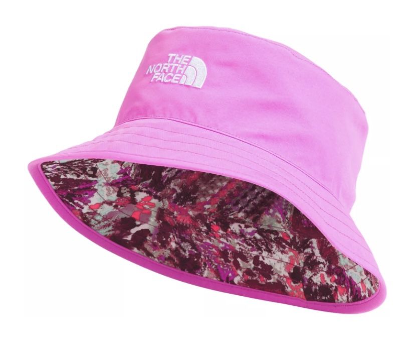 The North Face Kids Class V Reversible Bucket Hat in Violet Crocus Kids' Sz S