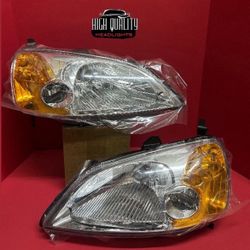 Honda Civic 2001. 2003 headlights.
