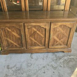 Wood China Cabinet 