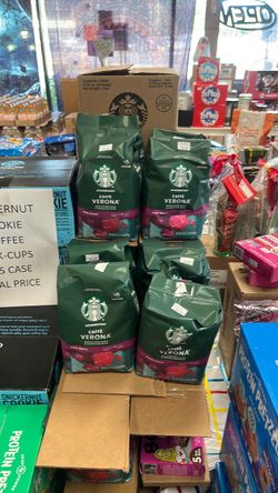 Starbucks Coffee CAFFE VERONA DARK ROAST GROUND 1.75 LBS (28 OZ) IN DATE