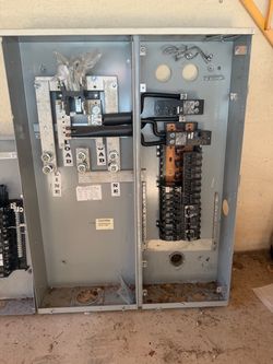 Siemens 400 amp Solar main panel 200 amp critical needs panel