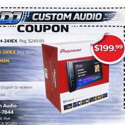 Pioneer DMH Series Double Din Touchscreen Stereo Bluetooth Usb Mp3 Auxiliary Am Fm Radio Equalizer DMH-241EX 🚨 Payment Options Available 🚨 No Credit