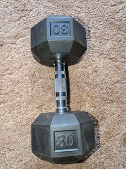 Single 30 pound weight