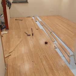 Floating Real Bamboo Hardwood Flooring