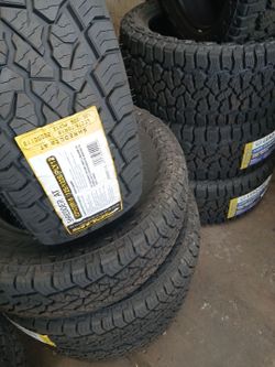 New set of tires 275 70 18 lt