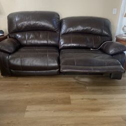 Leather Couch 