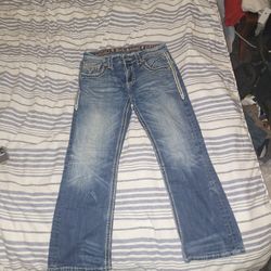 Mens Size 33 Rock Revival Jeans