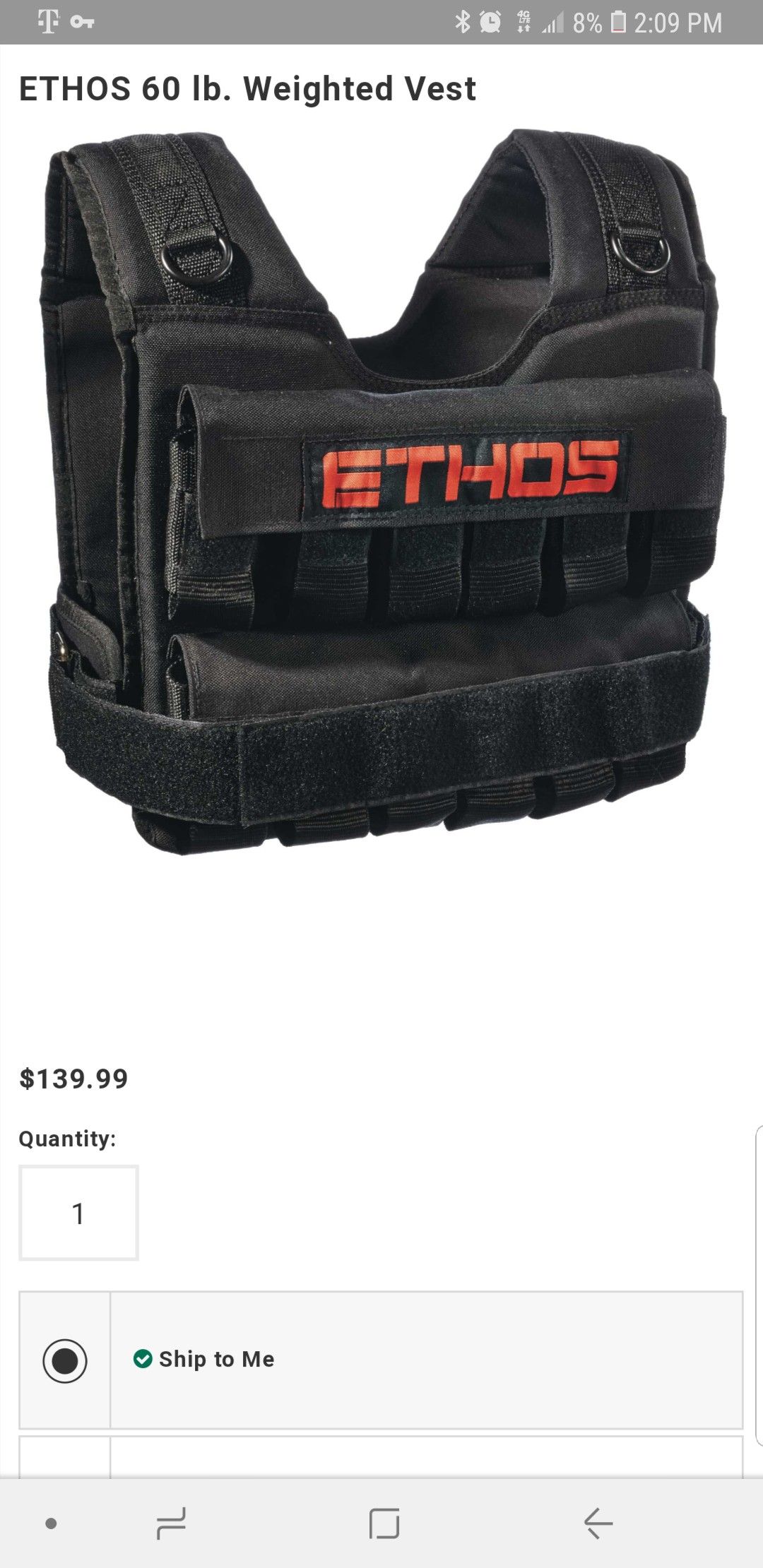 Like New ETHOS 60 POUND VEST for Sale in Castro Valley CA OfferUp